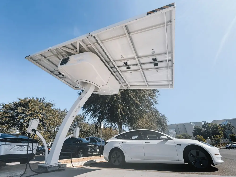solar ev charging cost